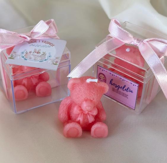 Pembe Ayıcık Mum